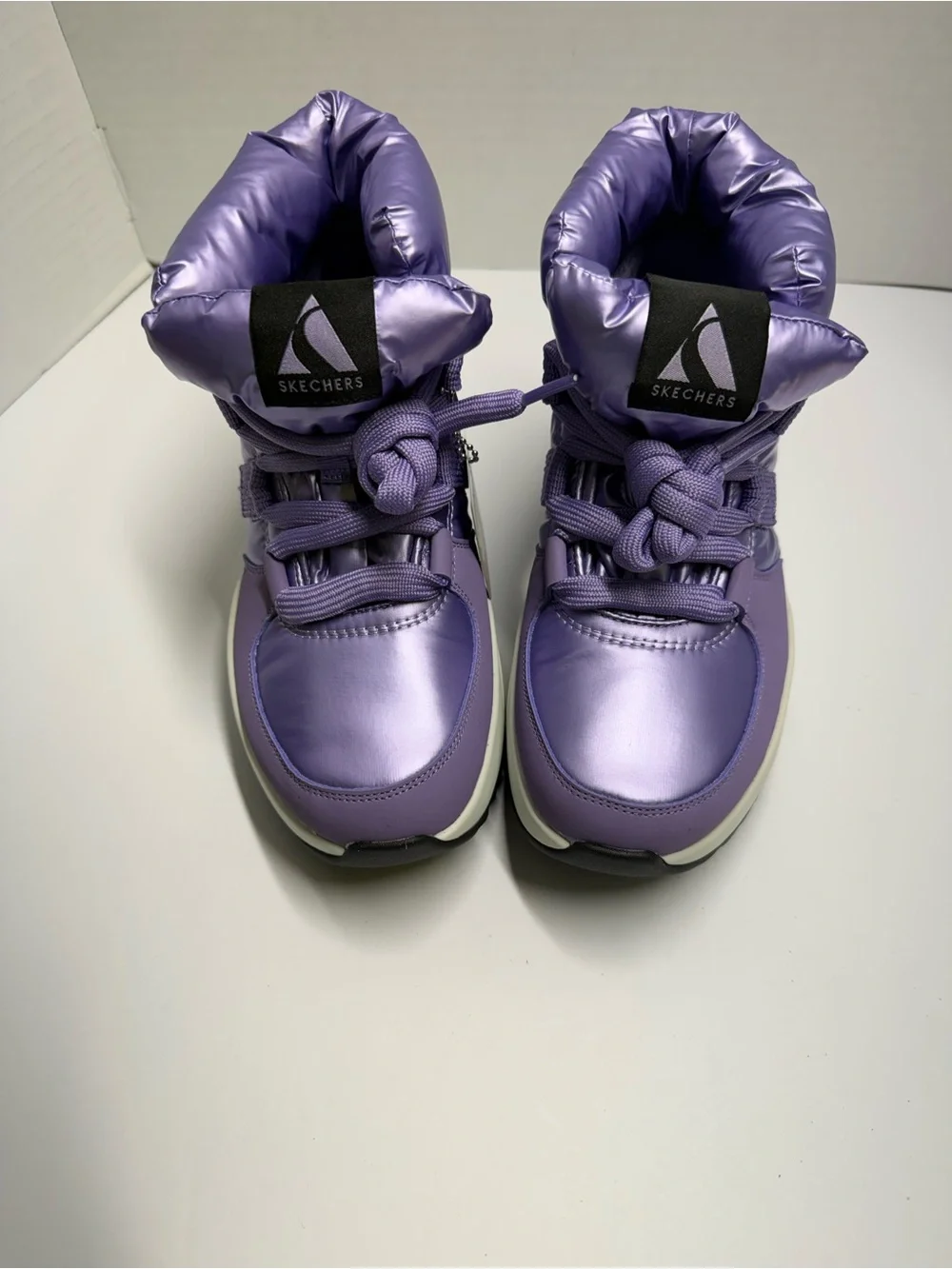 Skechers Street Uno Peaks Moon Puffz Purple Women’s  6 Sneakers 175559 No Box